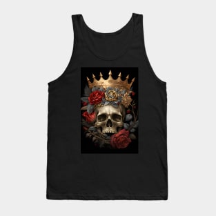 Skull and Crown, generative AI Tank Top